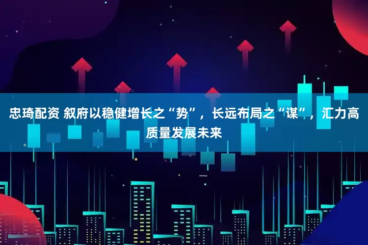 忠琦配资 叙府以稳健增长之“势”，长远布局之“谋”，汇力高质量发展未来