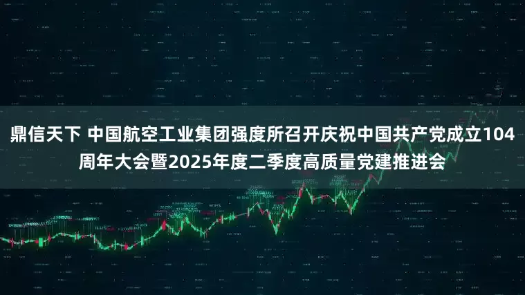 鼎信天下 中国航空工业集团强度所召开庆祝中国共产党成立104周年大会暨2025年度二季度高质量党建推进会