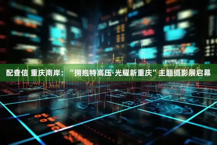 配查信 重庆南岸：“拥抱特高压·光耀新重庆”主题摄影展启幕