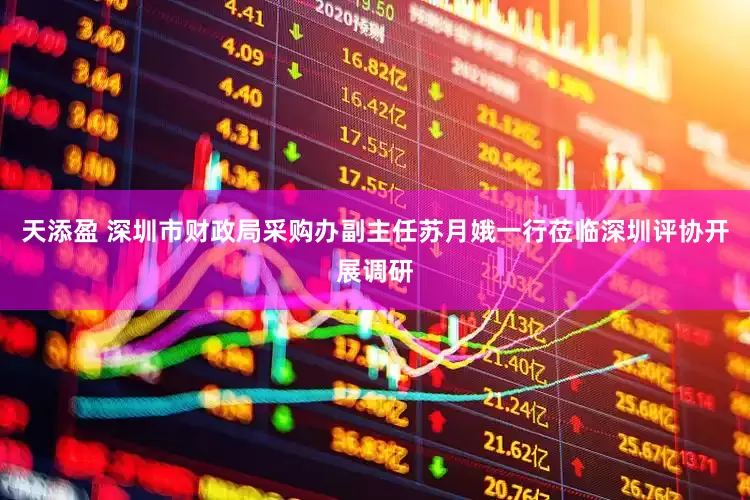 天添盈 深圳市财政局采购办副主任苏月娥一行莅临深圳评协开展调研
