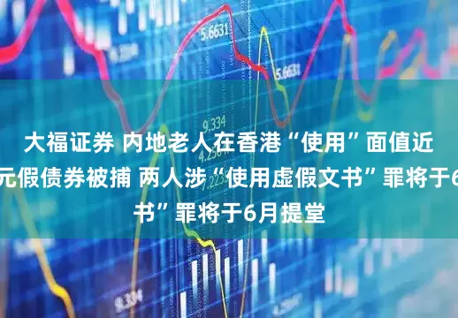 大福证券 内地老人在香港“使用”面值近万亿港元假债券被捕 两人涉“使用虚假文书”罪将于6月提堂